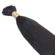 Yaki Straight Bulk Human Hair Extensions