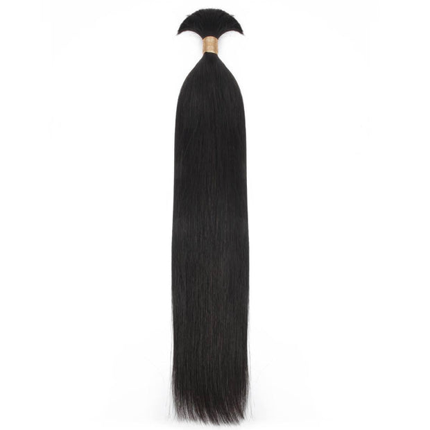 Straight Bulk Human Hair Extensions