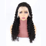 Simple Solid Color Half Lace Hair Cover Human Wigs