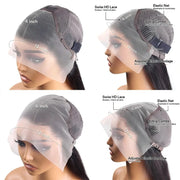 Body Wave Human Hair Wigs 13x6 Hd Lace Frontal Wigs 220 Density 40 Inch For Black Women Pre Plucked Loose Wave Lace Frontal Wig