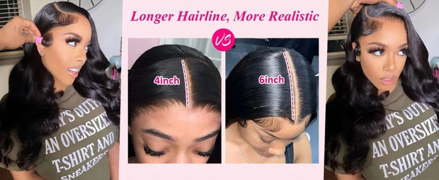 Body Wave Human Hair Wigs 13x6 Hd Lace Frontal Wigs 220 Density 40 Inch For Black Women Pre Plucked Loose Wave Lace Frontal Wig