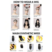 Short Pixie Cut Wigs for Black Women Synthetic Hair Afro Pixie Wig Black Color Short Wigs for Black Women Short Curly