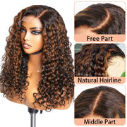 European And American Ladies Front Lace Synthetic Wigs
