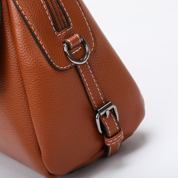 Crocodile Pattern Flap Handbag