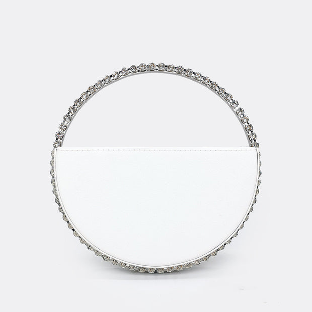 Diamond round handbag