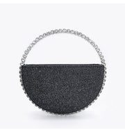 Diamond round handbag