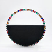 Diamond round handbag