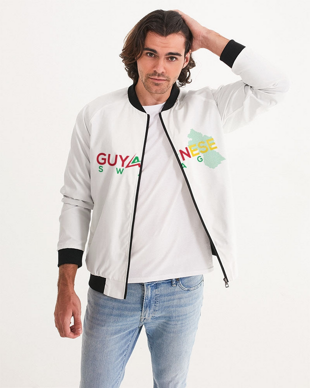 Guyanese Swag Guyana Map Men's Bomber Jacket