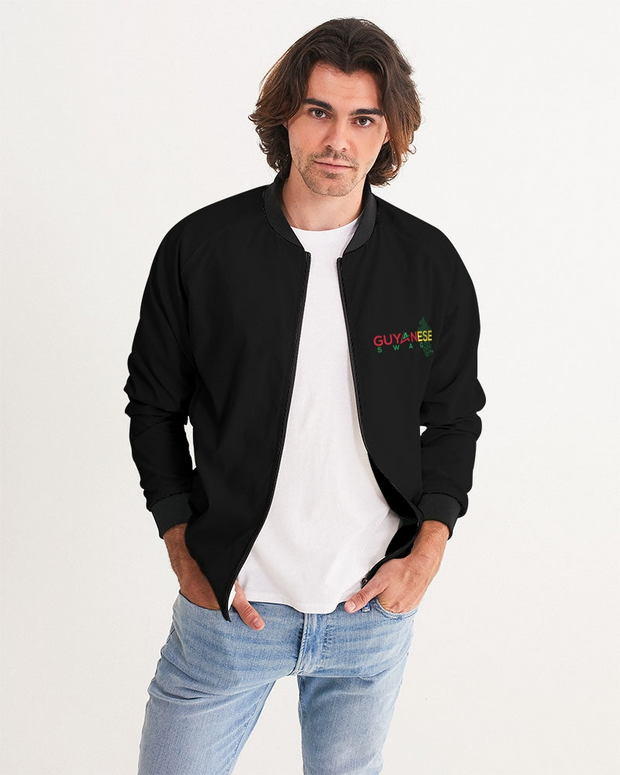 Guyanese Swag Guyana Map Men's Bomber Jacket