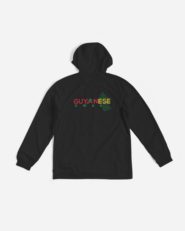 Guyanese Swag Guyana Map Men's Windbreaker Jacket