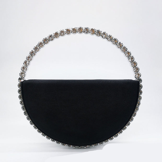 Diamond round handbag