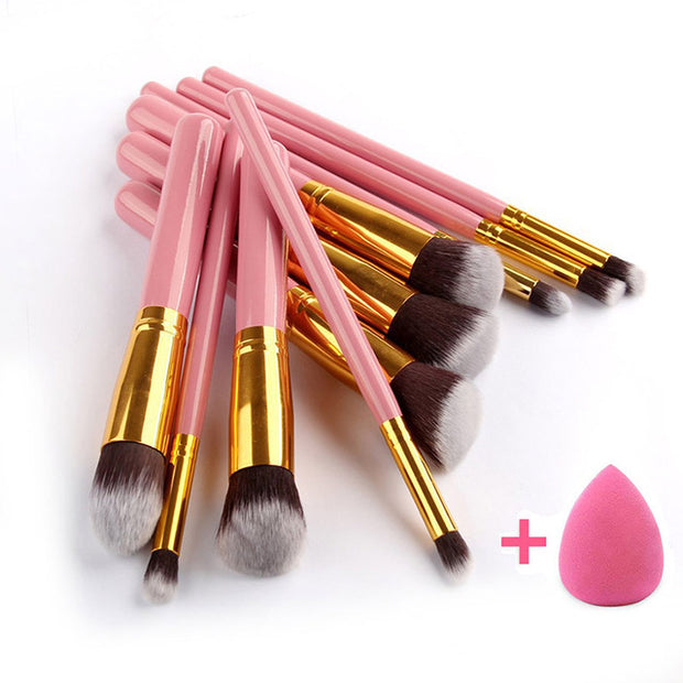 10pcs makeup brushes