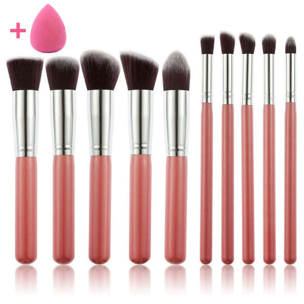 10pcs makeup brushes