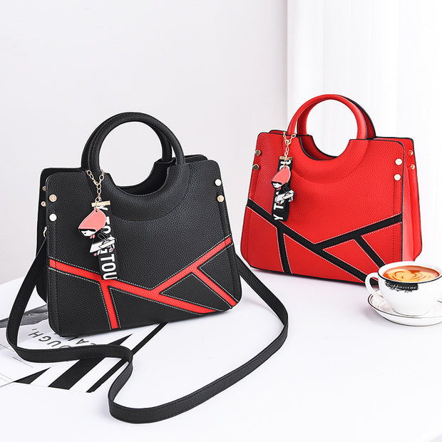 Women's bags 2021 new bag women's European and American big bag fashion women's bag slung slung single-shoulder handbag