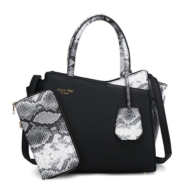 Foreign Trade Bags 2021 New European And American Retro Snakeskin Bridal Bag Temperament All-Match Single Shoulder Messenger Handbag