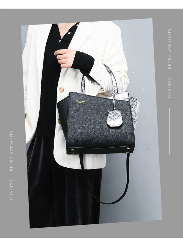 Foreign Trade Bags 2021 New European And American Retro Snakeskin Bridal Bag Temperament All-Match Single Shoulder Messenger Handbag