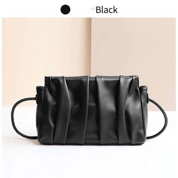 Ladies Handbag 2021 New Genuine Leather Top Layer Cowhide Platinum Bag Lychee Pattern Ladies One-shoulder Diagonal Bag
