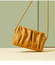 Ladies Handbag 2021 New Genuine Leather Top Layer Cowhide Platinum Bag Lychee Pattern Ladies One-shoulder Diagonal Bag