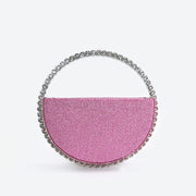 Diamond round handbag