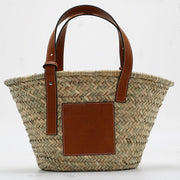 Handbag round straw bag