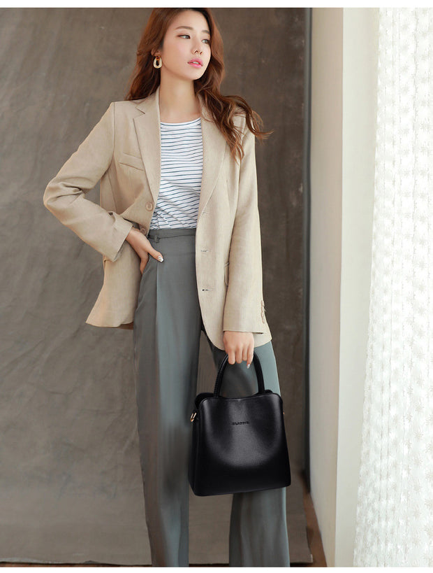 Soft leather handbag