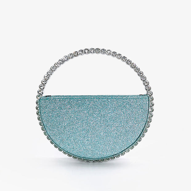 Diamond round handbag