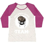 SOOT SPRITE LIFTING TEAM WOMEN'S TRI-BLEND BASEBALL TEE
