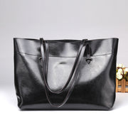 In the autumn of 2021 new western style leather bag shopping bag bag lady handbag simple and practical trend