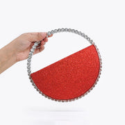 Diamond round handbag