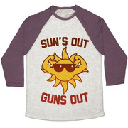 GETTIN' BUFF TO STUFF UNISEX CLASSIC BASEBALL TEE