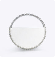 Diamond round handbag