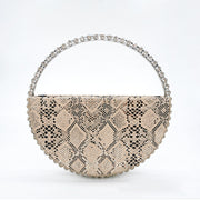 Diamond round handbag
