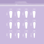 Wear Nail Nail Stickers Peach Heart Nail Tip Rhinestone Nails Patch False Nails Manicure Wear Nail