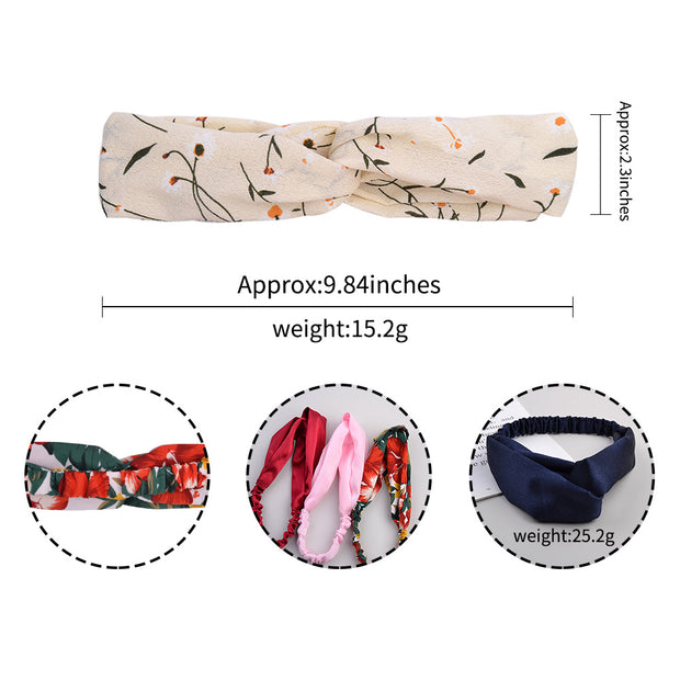 Elastic Cross Sports Headband Face Wash Makeup Headband