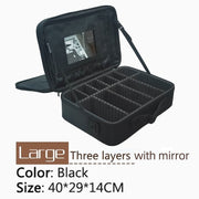 New Fashion Women Cosmetic Bag Travel Makeup Professional Make Up Box Cosmetics Pouch Bags Beauty Case for Makeup Artist