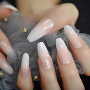 Natural false nails