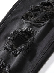 European And American Women Ripped Loose Jeans