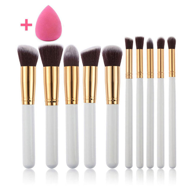 10pcs makeup brushes