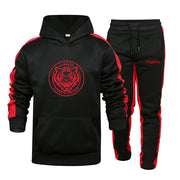 Autumn and Winter Tracksuit Men 2 Pieces Set Sweatshirt + Sweatpants Sportswear Hoodies Casual Mens Clothing Hoodies Suit