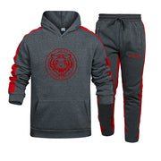 Autumn and Winter Tracksuit Men 2 Pieces Set Sweatshirt + Sweatpants Sportswear Hoodies Casual Mens Clothing Hoodies Suit