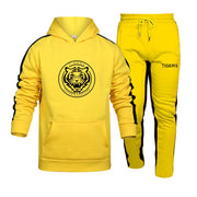 Autumn and Winter Tracksuit Men 2 Pieces Set Sweatshirt + Sweatpants Sportswear Hoodies Casual Mens Clothing Hoodies Suit