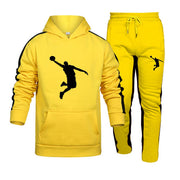 Autumn and Winter Tracksuit Men 2 Pieces Set Sweatshirt + Sweatpants Sportswear Hoodies Casual Mens Clothing Hoodies Suit