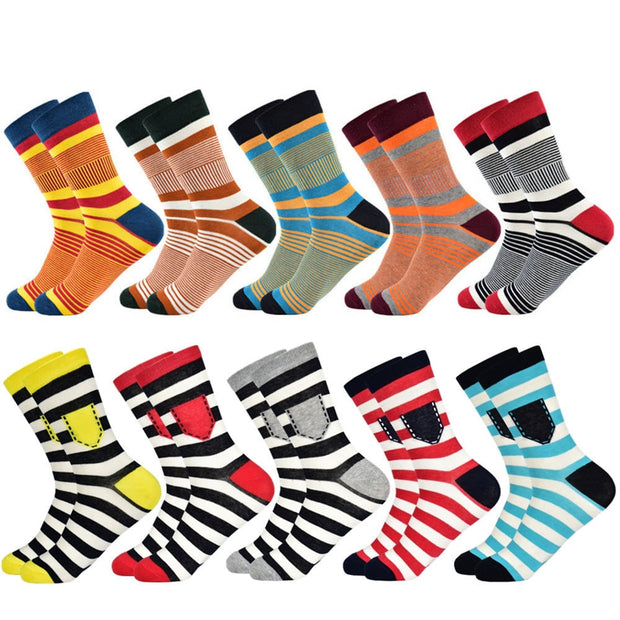 2020 Mens Socks Spring and Summer Fashion couple socks Color Striped and Last Design Style Cotton Summer Women&#39;s Socks Mens