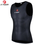 X-Tiger Men&#39;s Cycling Base Layers 2022 MTB Bike Cool Mesh Superlight Vest Breathable Short Sleeves Cycling Shirt Undershirt