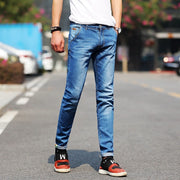 Men Stretchy Denim Skinny Green Jeans 2022 Spring Autumn Brand bLACK High Quality Fashion Jeans