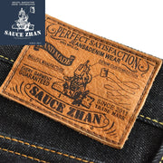 SauceZhan 310XX-HS  Men&#39;s Jeans Slim Fit Jeans Selvedge Jeans Jeans Raw Denim Indigo Jeans Men Free Shipping Mens Skinny Jeans