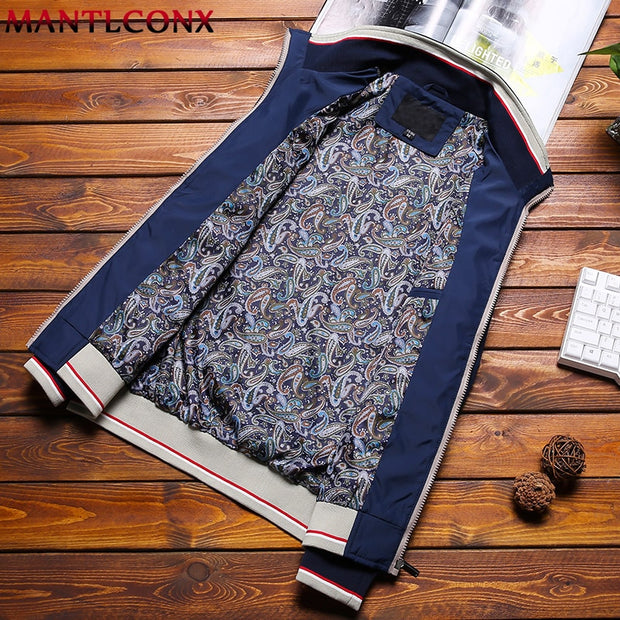 MANTLCONX  Plus Size M-8XL Casual Jacket Men Spring Autumn Outerwear Mens Jackets and Coats Male Jacket for Men&#39;s Clothing Brand