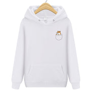 2021 New Popular Men&#39;s Casual Hoodies Streetwear Pocket dog printed Sweatshirt Pullover Sportswear Male Leisure Jacket Hood