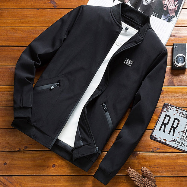 MANTLCONX  Plus Size M-8XL Casual Jacket Men Spring Autumn Outerwear Mens Jackets and Coats Male Jacket for Men&#39;s Clothing Brand