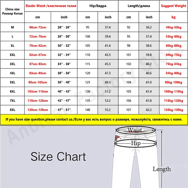 Plus Size Jeans Men Loose Joggers Streetwear Harem Jeans Cargo Pants Ankle-Length Denim Trousers